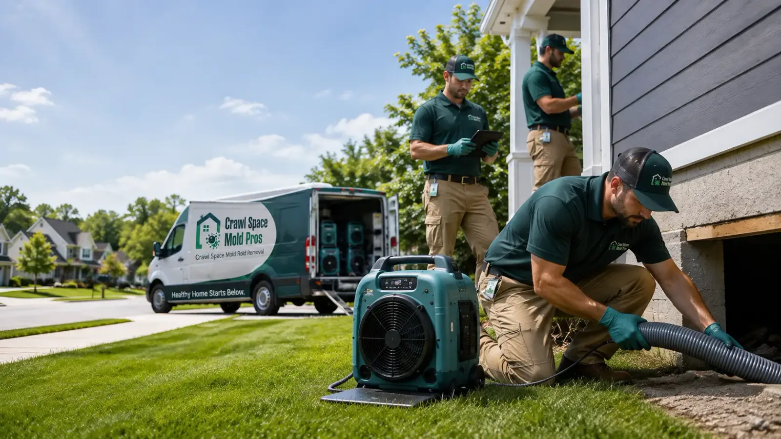 Crawl Space Mold Removal in Alta, CA